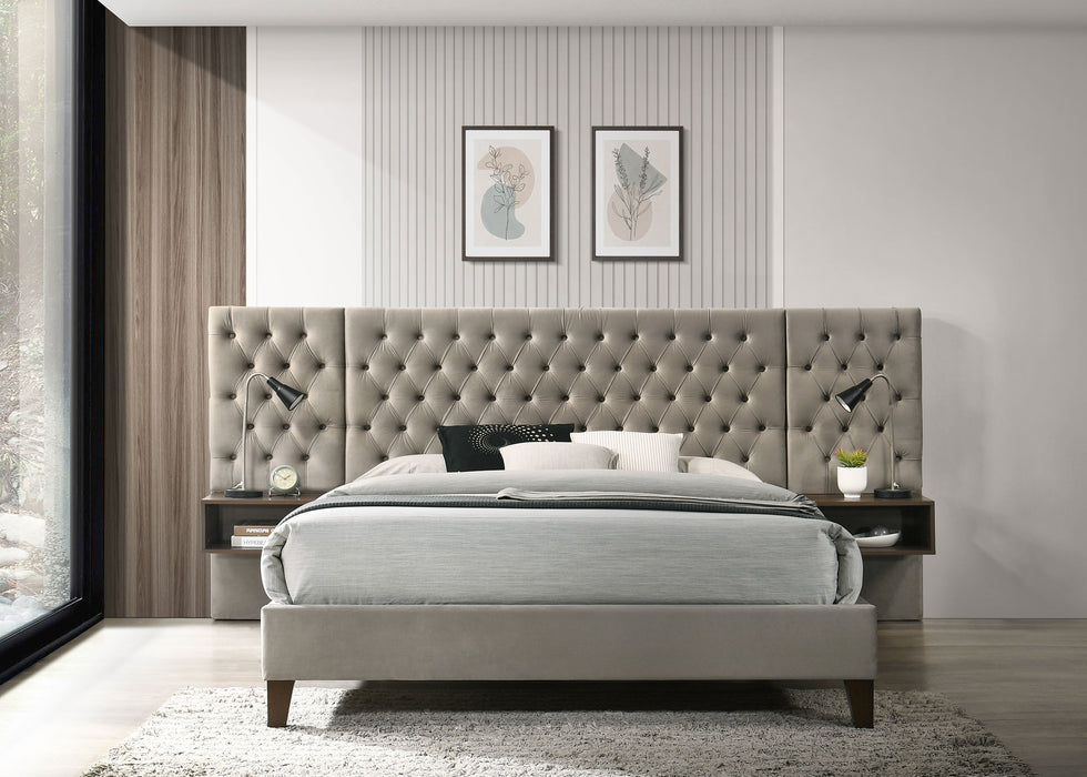 Marley Eastern King & Queen Bed - U&U Home Budget Furniture (Carteret, NJ)