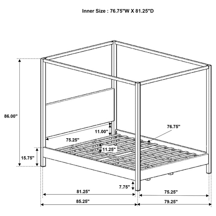 Monroe Eastern King & Queen Bed - U&U Home Budget Furniture (Carteret, NJ)