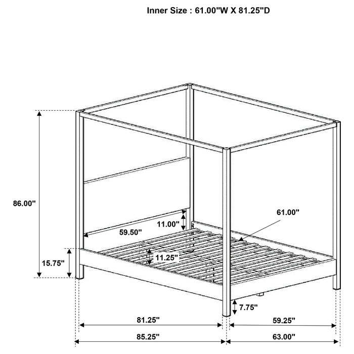 Monroe Eastern King & Queen Bed - U&U Home Budget Furniture (Carteret, NJ)