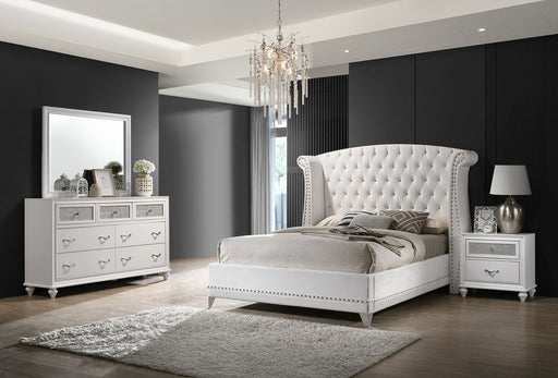 Barzini Bedroom Set White - U&U Home Budget Furniture (Carteret, NJ)