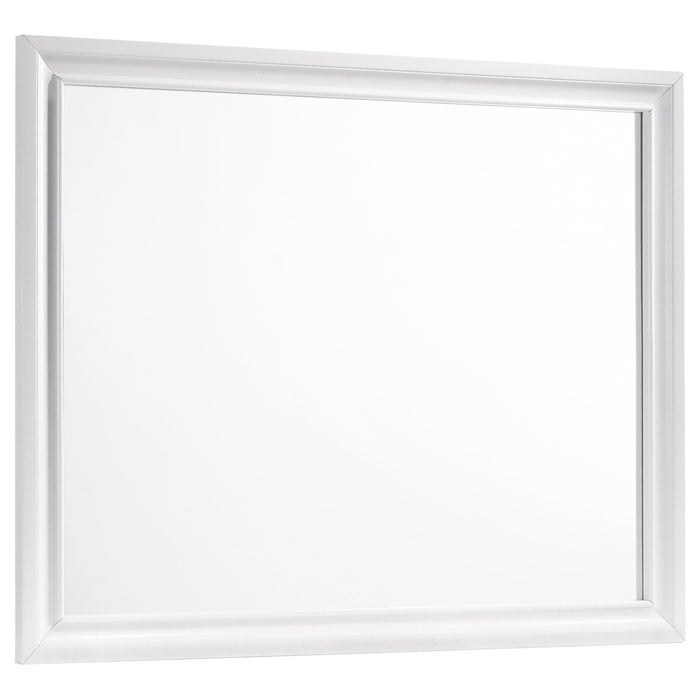 Barzini Bedroom Set White - U&U Home Budget Furniture (Carteret, NJ)