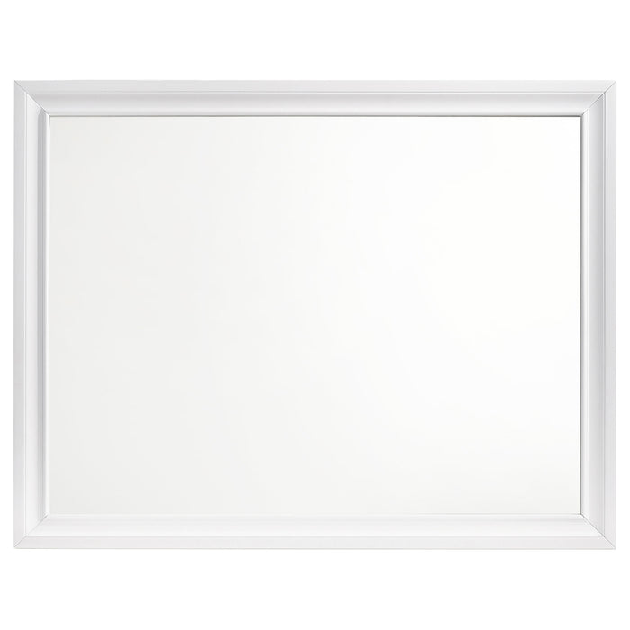 Barzini Bedroom Set White - U&U Home Budget Furniture (Carteret, NJ)