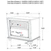 Barzini Bedroom Set White - U&U Home Budget Furniture (Carteret, NJ)
