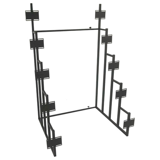 Duarto 5-tier Headboard Display Rack Black - U&U Home Budget Furniture (Carteret, NJ)