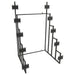 Duarto 5-tier Headboard Display Rack Black - U&U Home Budget Furniture (Carteret, NJ)