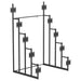 Duarto 5-tier Headboard Display Rack Black - U&U Home Budget Furniture (Carteret, NJ)