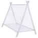 Fultonville Twin Metal Tent Bed Pink - U&U Home Budget Furniture (Carteret, NJ)