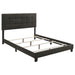 Mapes Tufted Upholstered Eastern King, Queen, Twin & Full Bed Charcoal & Grey - U&U Home Budget Furniture (Carteret, NJ)