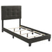 Mapes Tufted Upholstered Eastern King, Queen, Twin & Full Bed Charcoal & Grey - U&U Home Budget Furniture (Carteret, NJ)