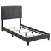 Mapes Tufted Upholstered Eastern King, Queen, Twin & Full Bed Charcoal & Grey - U&U Home Budget Furniture (Carteret, NJ)