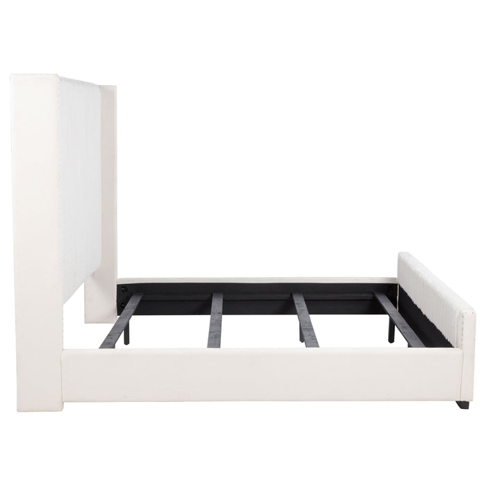 Natasha California King, E.King & Queen Bed - U&U Home Budget Furniture (Carteret, NJ)