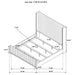 Natasha California King, E.King & Queen Bed - U&U Home Budget Furniture (Carteret, NJ)