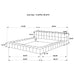 Trinity California King Bed - U&U Home Budget Furniture (Carteret, NJ)