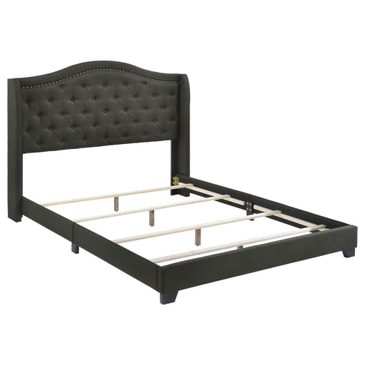 Sonoma Camel Back Full Bed Grey - U&U Home Budget Furniture (Carteret, NJ)