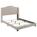 Sonoma Camel Back Full Bed Beige - U&U Home Budget Furniture (Carteret, NJ)