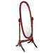Foyet Oval Cheval Mirror Merlot - U&U Home Budget Furniture (Carteret, NJ)