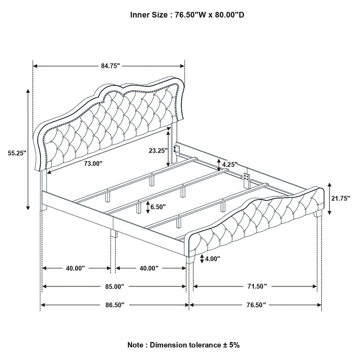 Bella Beds Cal.King & E.King, Queeen - U&U Home Budget Furniture (Carteret, NJ)