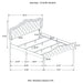 Bella Beds Cal.King & E.King, Queeen - U&U Home Budget Furniture (Carteret, NJ)