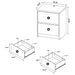 Westpark Nightstands - U&U Home Budget Furniture (Carteret, NJ)