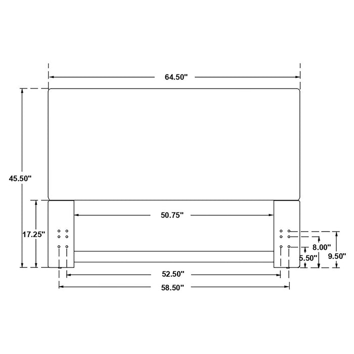 Pirro Queen Headboard - U&U Home Budget Furniture (Carteret, NJ)