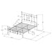Novak Eastern King, Full, Queen, & Twin Bed - U&U Home Budget Furniture (Carteret, NJ)