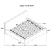 Gregory Bed Grey - U&U Home Budget Furniture (Carteret, NJ)