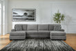 Birkdale Court Sectional - U&U Home Budget Furniture (Carteret, NJ)