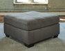 Pitkin Oversized Accent Ottoman - U&U Home Budget Furniture (Carteret, NJ)