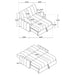 Portland Sofa Bed - U&U Home Budget Furniture (Carteret, NJ)