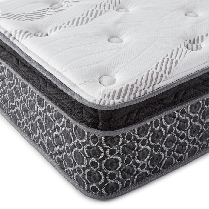 Hayes 11" Twin XL Pillow Top Memory Foam Hybrid Mattress - U&U Home Budget Furniture (Carteret, NJ)