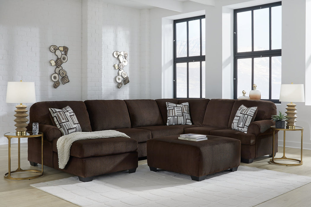 Kimlee Sectional with Chaise - U&U Home Budget Furniture (Carteret, NJ)