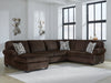 Kimlee Sectional with Chaise - U&U Home Budget Furniture (Carteret, NJ)