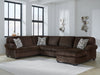 Kimlee Sectional with Chaise - U&U Home Budget Furniture (Carteret, NJ)
