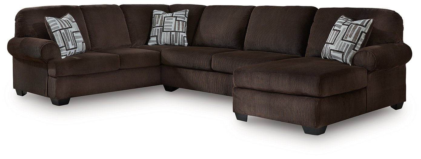 Kimlee Sectional with Chaise - U&U Home Budget Furniture (Carteret, NJ)
