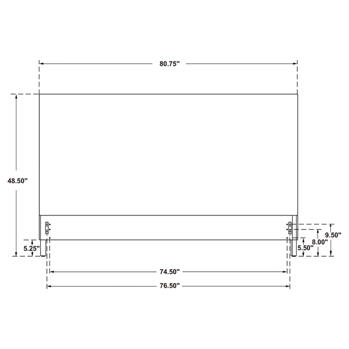 Zyla Eastern King Headboard - U&U Home Budget Furniture (Carteret, NJ)
