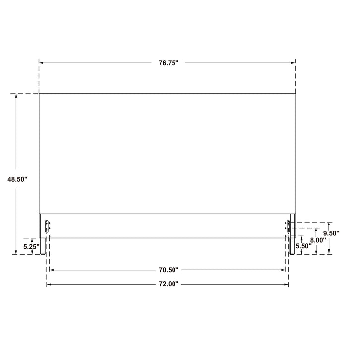 Zyla Eastern / California King Headboard - U&U Home Budget Furniture (Carteret, NJ)
