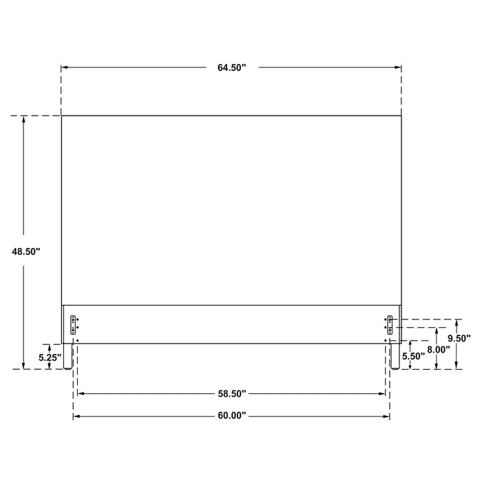Zyla Queen Headboard - U&U Home Budget Furniture (Carteret, NJ)