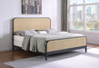 Lanewood Eastern King & Queen Bed Black & White - U&U Home Budget Furniture (Carteret, NJ)