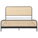 Lanewood Eastern King & Queen Bed Black & White - U&U Home Budget Furniture (Carteret, NJ)