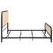 Lanewood Eastern King & Queen Bed Black & White - U&U Home Budget Furniture (Carteret, NJ)