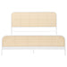 Lanewood Eastern King & Queen Bed Black & White - U&U Home Budget Furniture (Carteret, NJ)