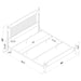 Cameron Eastern King & Queen Bed - U&U Home Budget Furniture (Carteret, NJ)