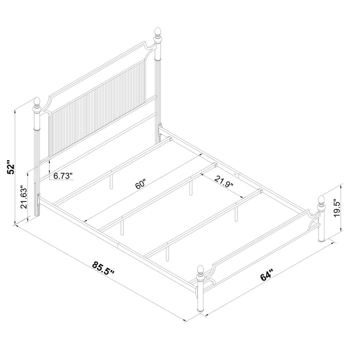Cameron Eastern King & Queen Bed - U&U Home Budget Furniture (Carteret, NJ)