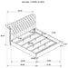 Devon California King, Full, Eastren King, & Queen Bed - U&U Home Budget Furniture (Carteret, NJ)