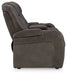 Fyne-Dyme Power Reclining Loveseat with Console - U&U Home Budget Furniture (Carteret, NJ)