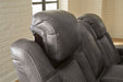 Fyne-Dyme Power Reclining Loveseat with Console - U&U Home Budget Furniture (Carteret, NJ)