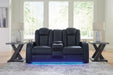 Fyne-Dyme Power Reclining Loveseat with Console - U&U Home Budget Furniture (Carteret, NJ)