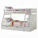Jason Twin-Full Bunk Bed With Trundle and Storage - U&U Home Budget Furniture (Carteret, NJ)
