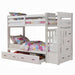 Allentown Twin-Twin Bunk Bed With Trundle and Storage - U&U Home Budget Furniture (Carteret, NJ)