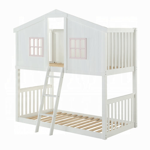 Rohan Cottage Twin-Twin Bunk Bed - U&U Home Budget Furniture (Carteret, NJ)
